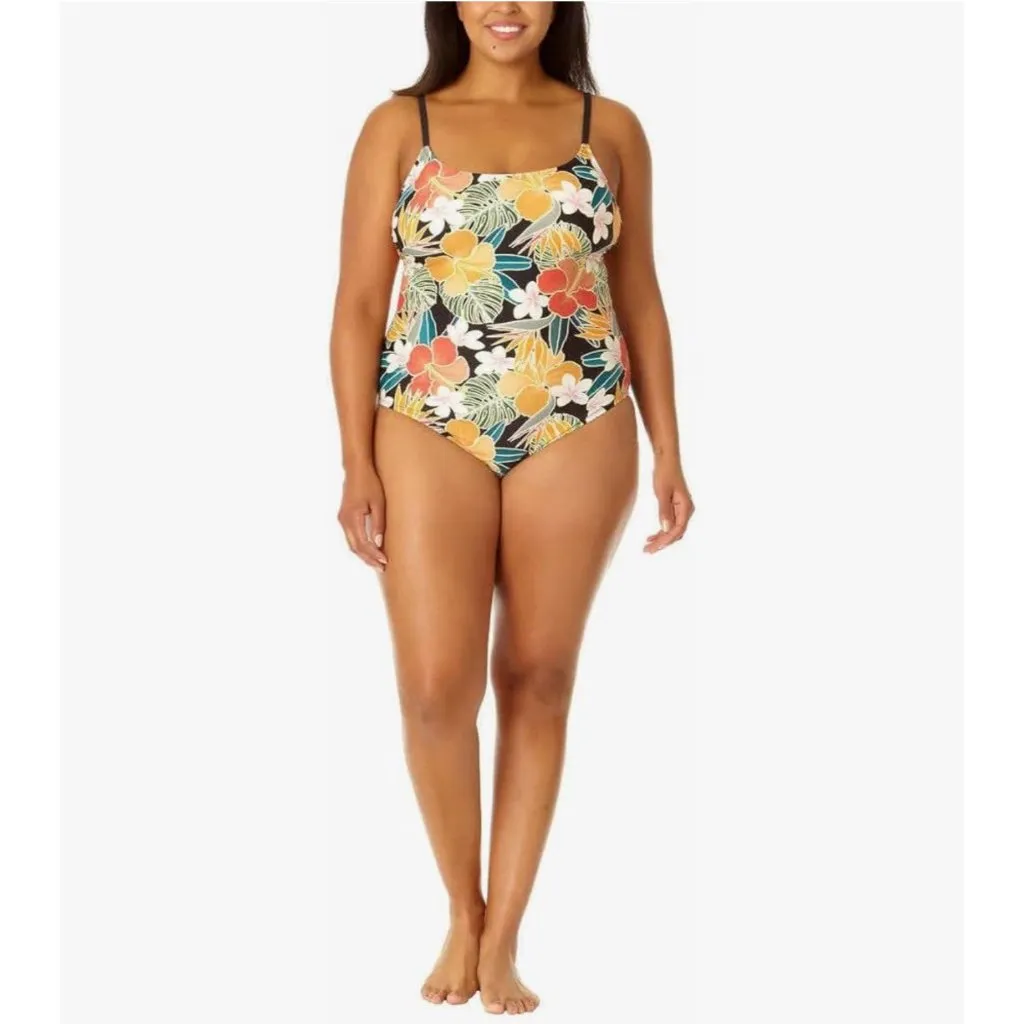 Hurley‎ Swimsuit Womens XXL Caribbean Dreamin One Piece Bathing Suit Floral NWOT - Image 3