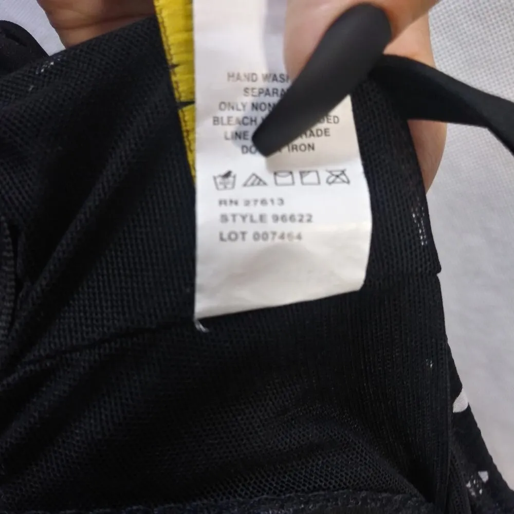 Inches Away Black Polka Dot Tiered Ruffle One Piece Swim Suit size 16W - Image 7