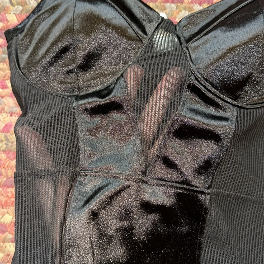 BOZZOLO BLACK MESH BODYSUIT ONE PIECE - Image 4