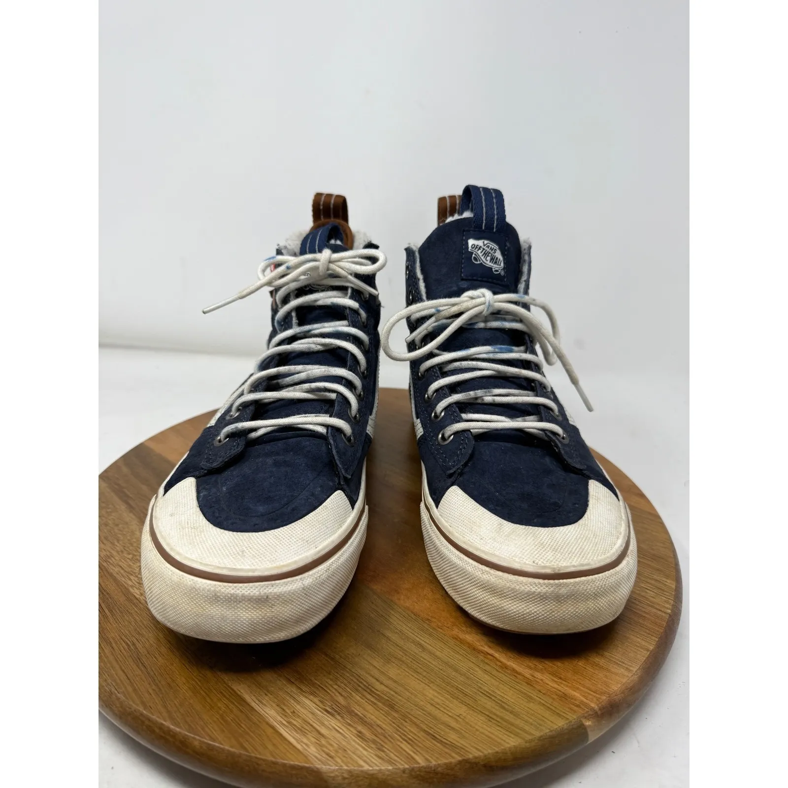Vans Sk8-Hi MTE-2 Navy Blue Suede Leather High Top Sneaker Women's Size‎ 8.5 - Image 6