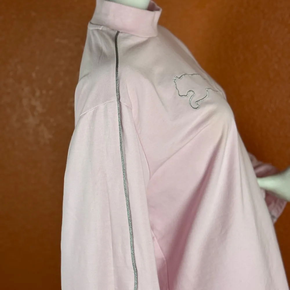 Puma Light Pink Long Sleeve Dress Size Medium - Image 8
