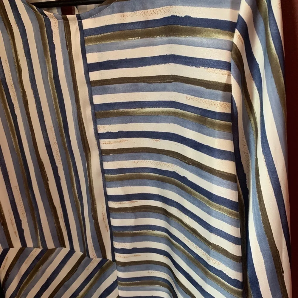 Zara‎ Basic Striped Top | Small - Image 2