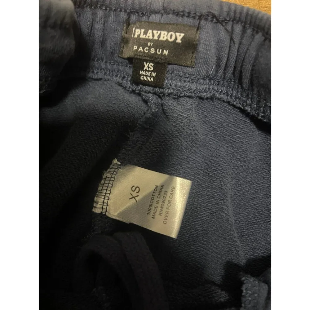 Playboy vintage fade navy cotton sweatpants - Image 6