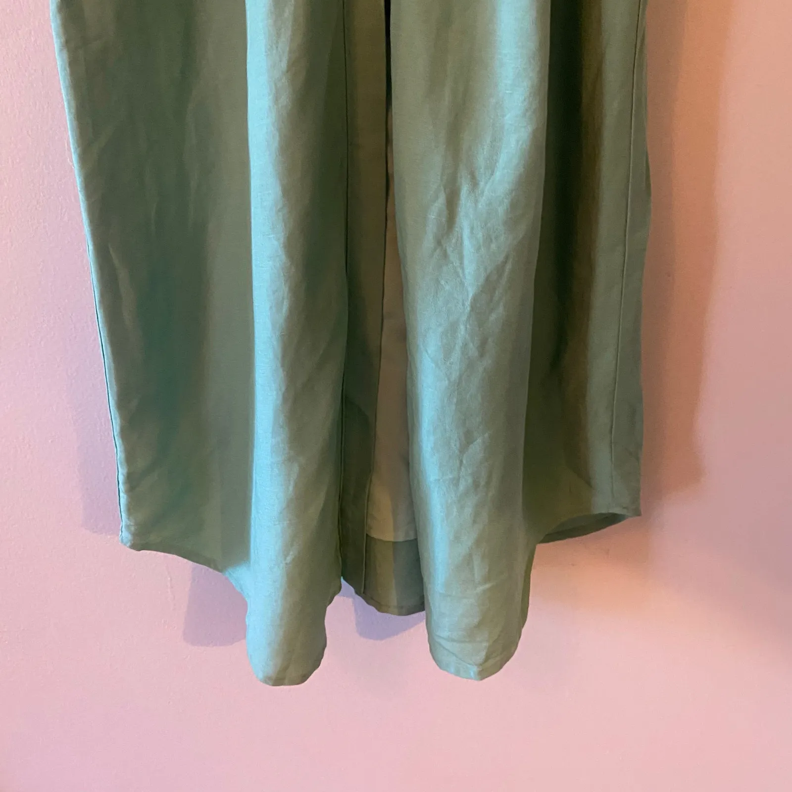 NWT Emily McCarthy Wasabi Green Georgia Shirt Dress Maxi Women's size Small - Image 6