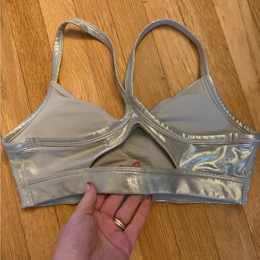 NWOT Athleta Elation Leggings & Vital Bra in Oyster Shine - Size Small - Image 8