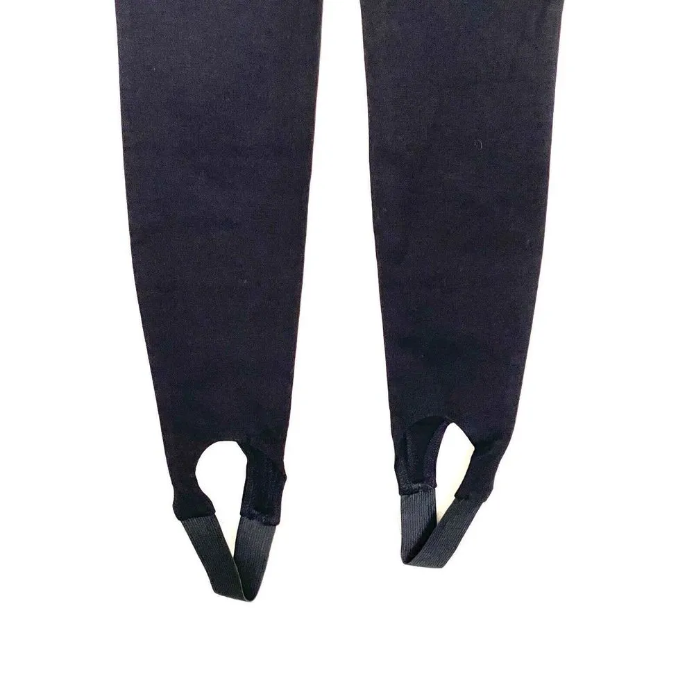 Forever 21 Womens Leggings Size Small High Waist Heel Elastic Yoga Black Stretch - Image 4