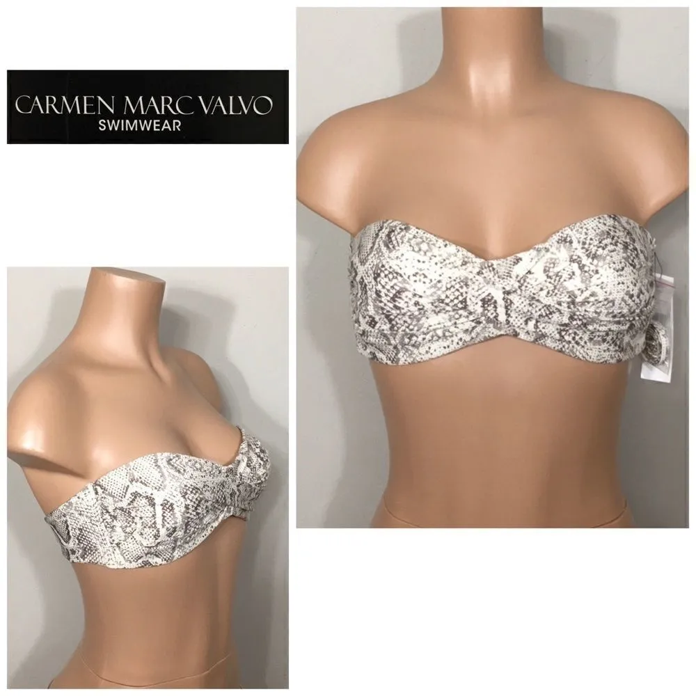 Carmen Marc Valvo bikini top. NWT - Image 2