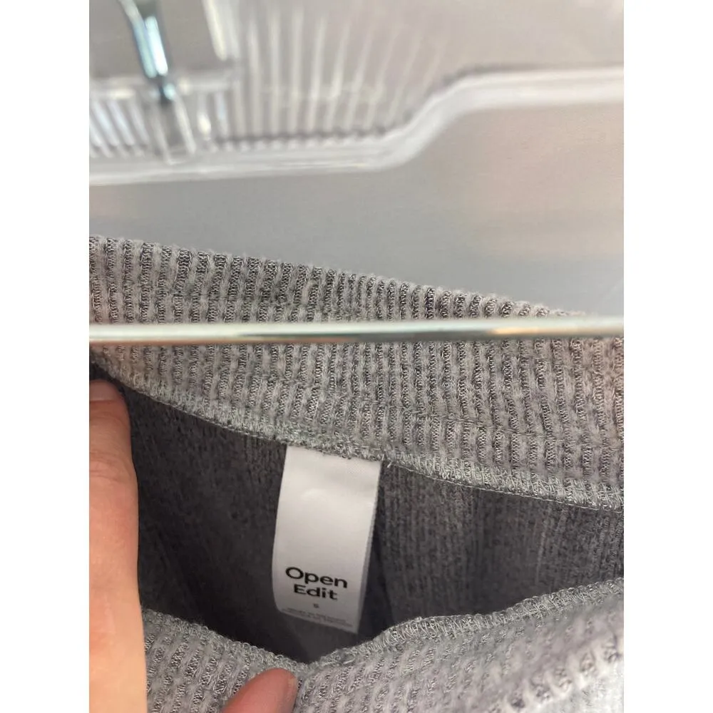 NWOT Open Edit Soft Ribbed Knit Sweatpants size small - Image 3