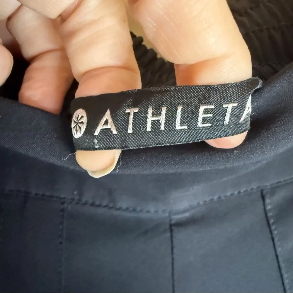 Athleta Chelsea‎ Travel Commute Cargo Black Pants Size 2 Active Street Wear - Image 4