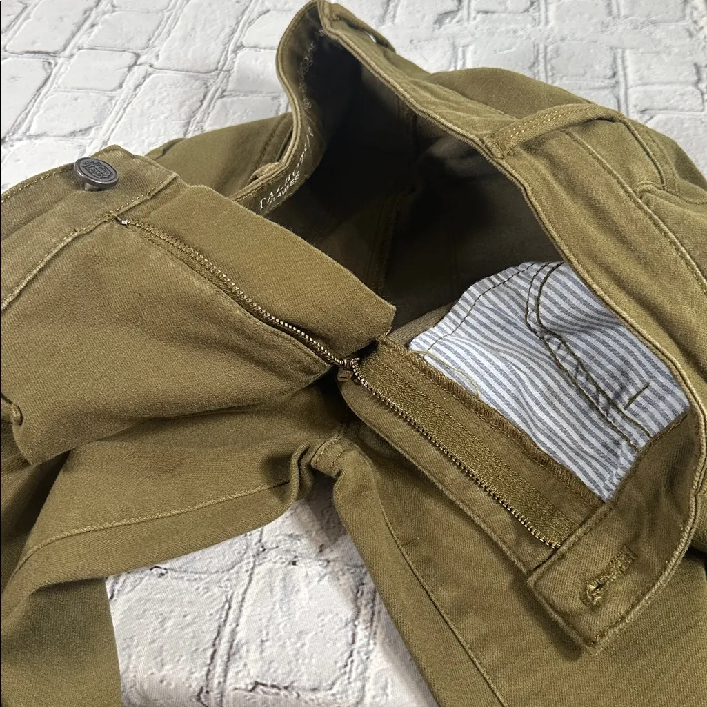 Talbots Flawless High Rise Jegging Ankle Skinny Jeans Olive Green Womens Size 6 - Image 10