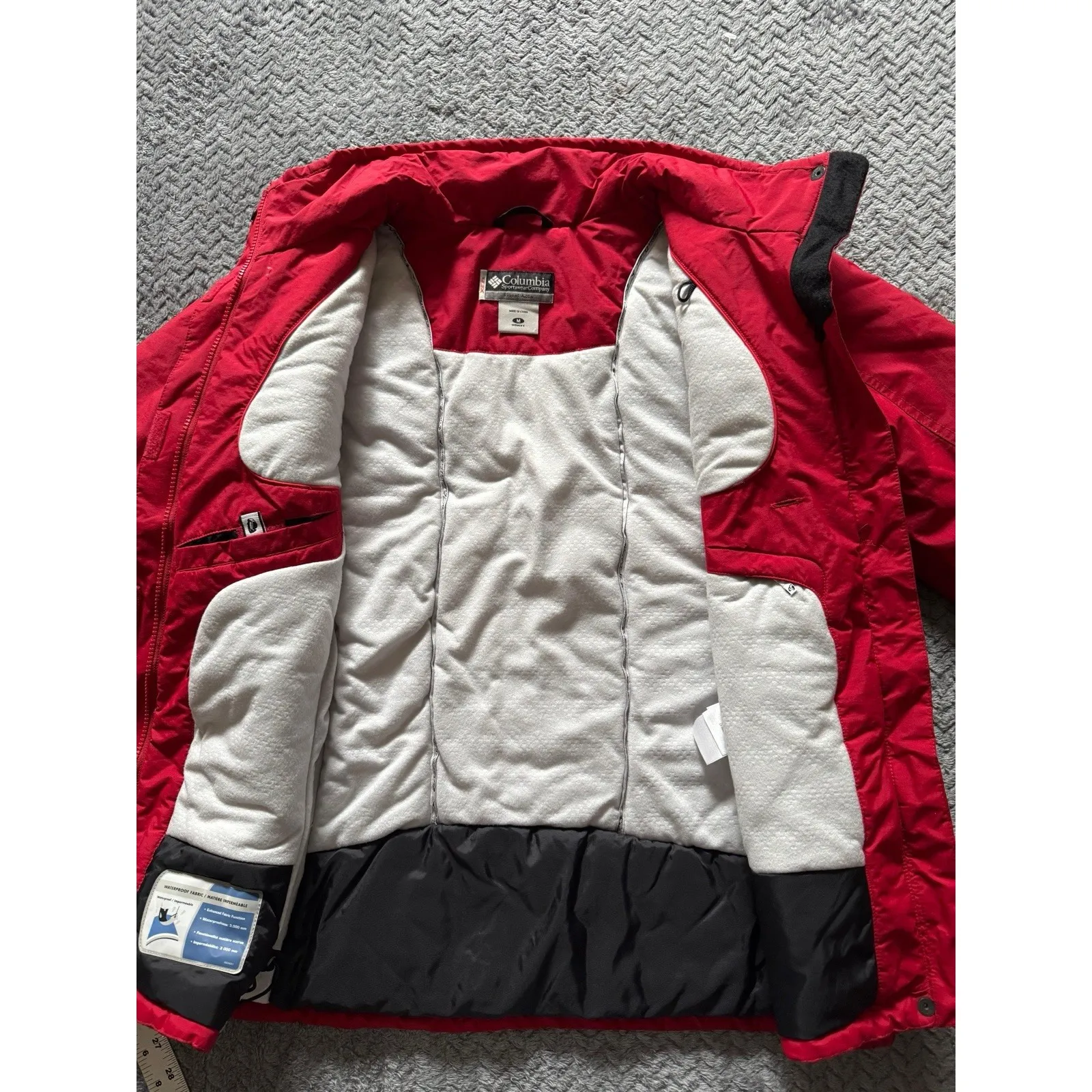 Columbia‎ Sportswear Company Red Multipockets Cargi Hiking Jacket Size M - Image 7
