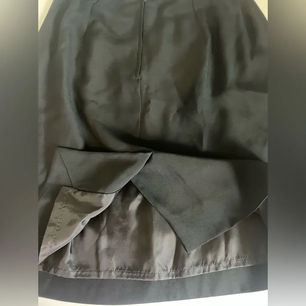 Vintage Giorgio Armani Black Tailored Pencil Skirt Italian Luxury - Image 8
