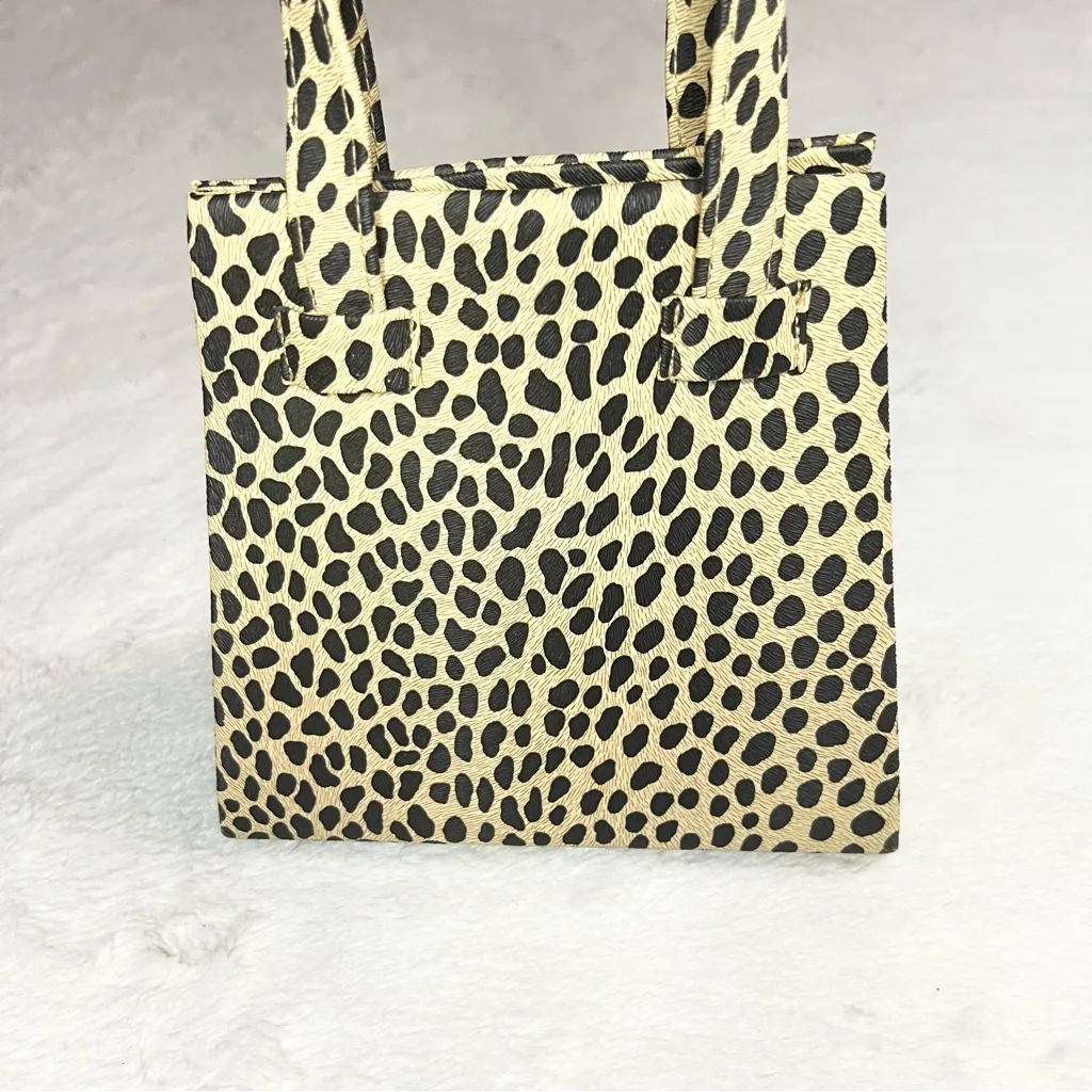 Vintage Y2K Animal Print Leopard Cheetah Handbag Purse - Image 7