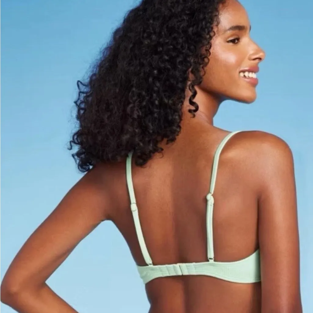 Women’s Pour Moi Escape bikini Top & Bottom Swim Suit. Mint Green WORN ONCE Size undefined - Image 2