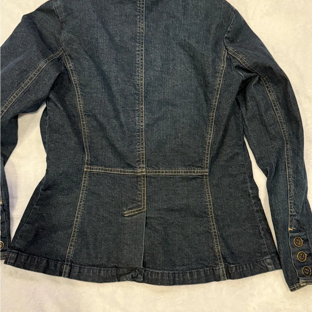 St. John's Bay Blue Jean Jacket Classic Denim Style - Image 2