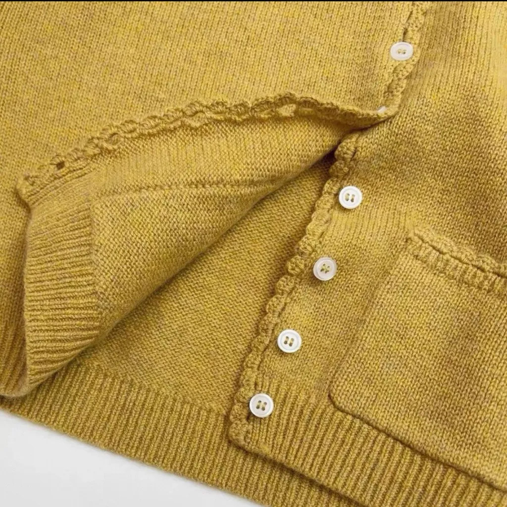 Doen PIPPA Cardigan M Tan Size M - Image 7