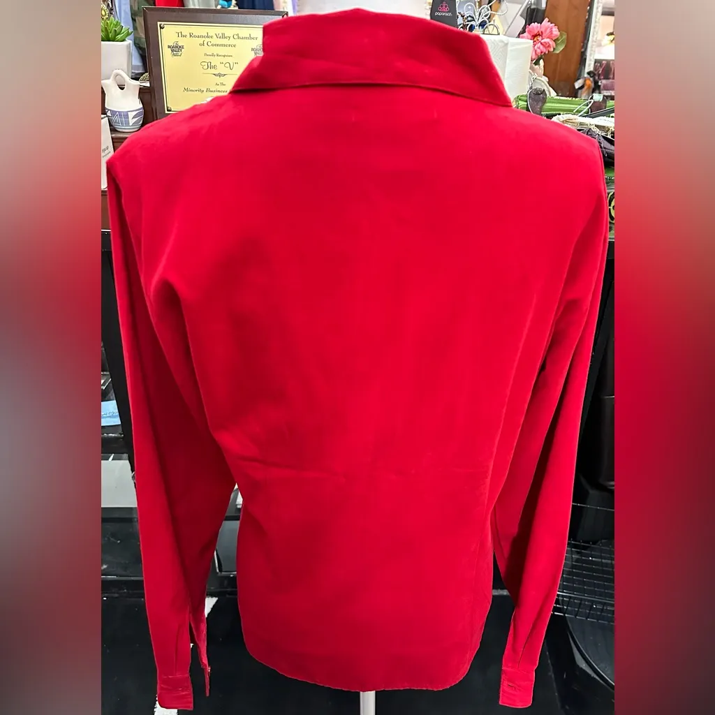 Mountain Lake sz Large red blazer - Image 2
