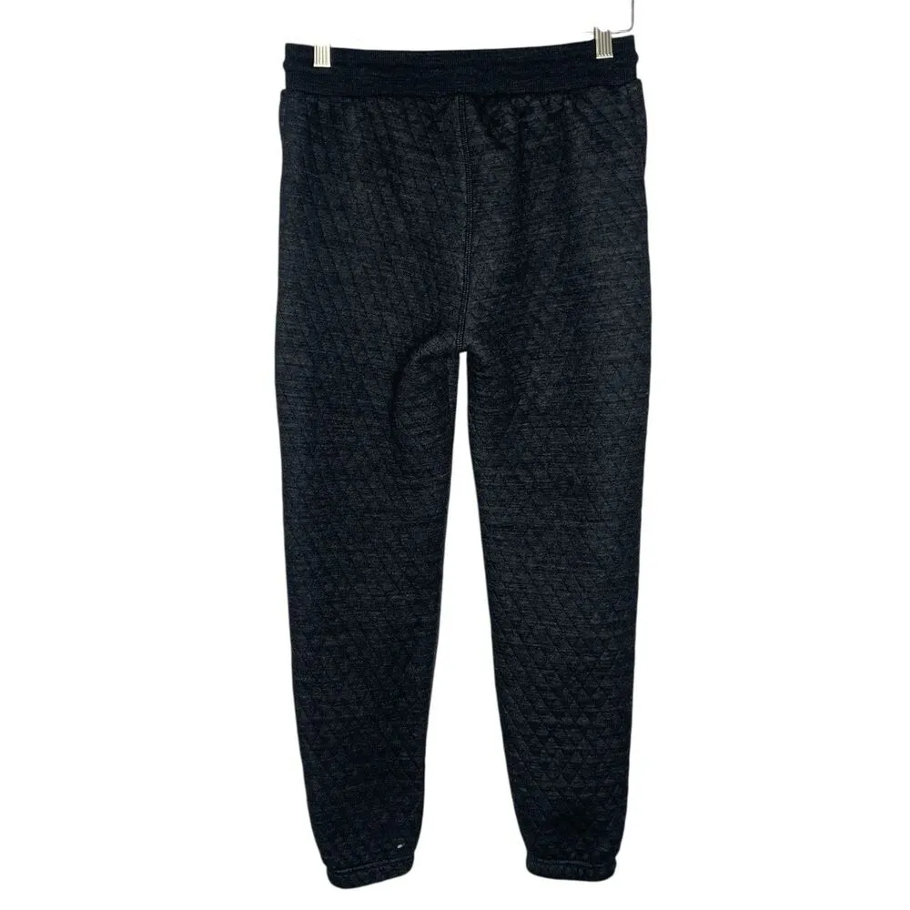 Marine Layer Quilted Joggers Womens XS Gray Drawstring Comfy Soft Pockets - Image 3