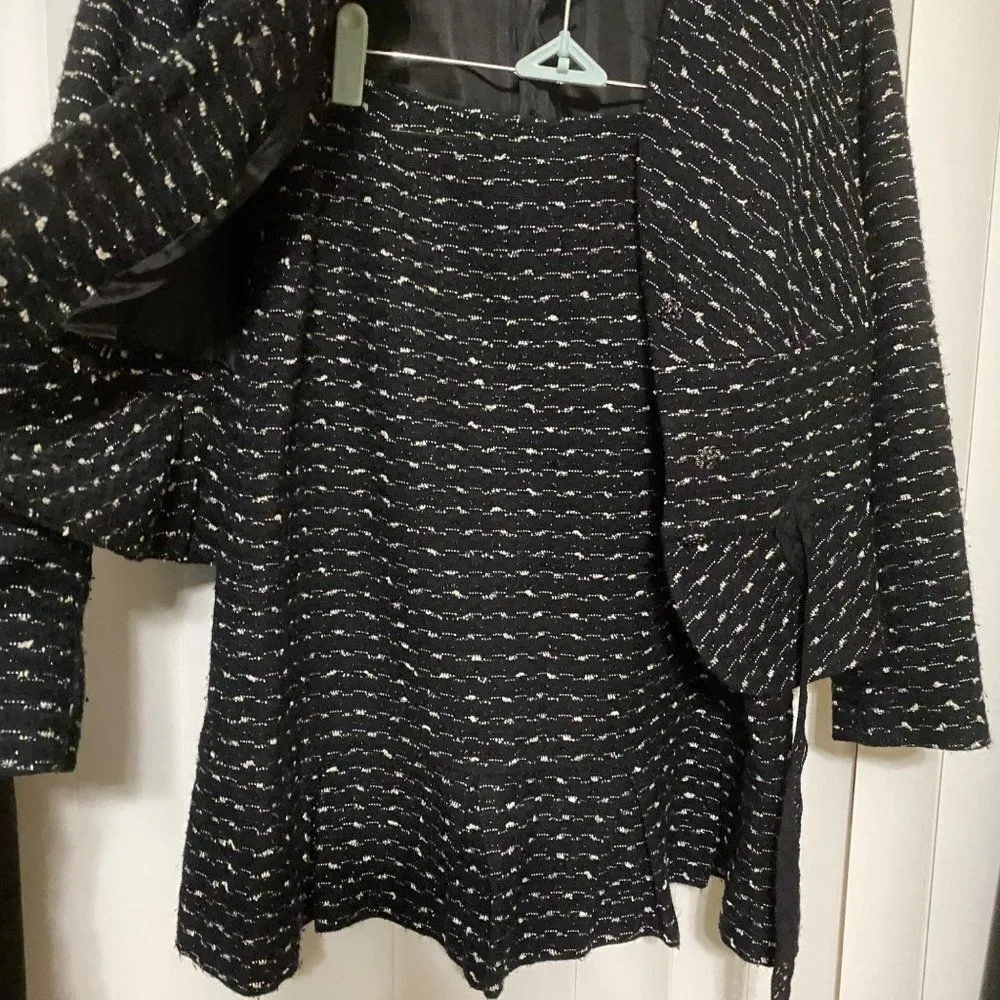 Stoni Studios black/white suit 2pcs Black Size 12 - Image 8