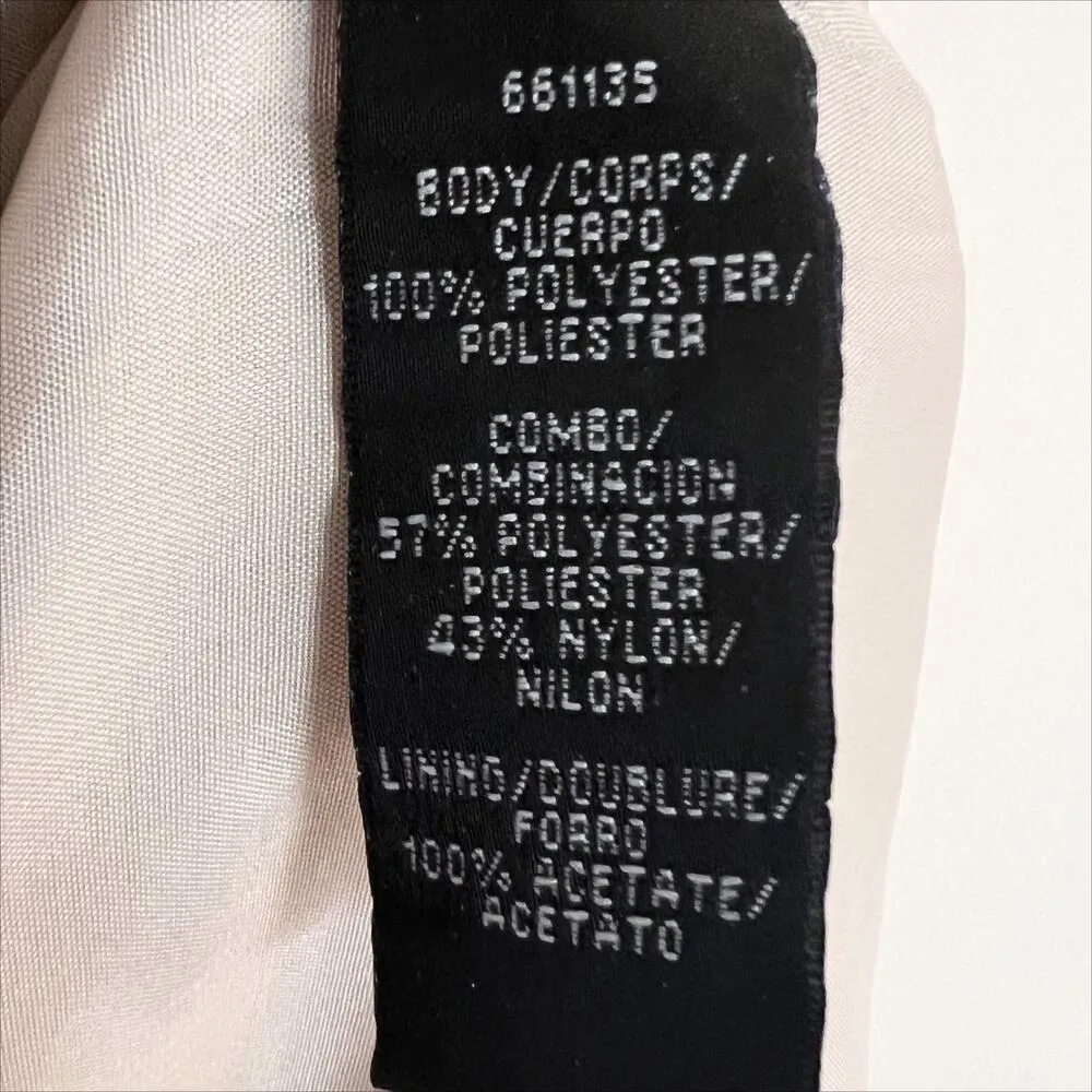 NEW Carmen Marc Valvo Infusion Sequin Embellished V-Neck Dress Tan Size 6 - Image 8