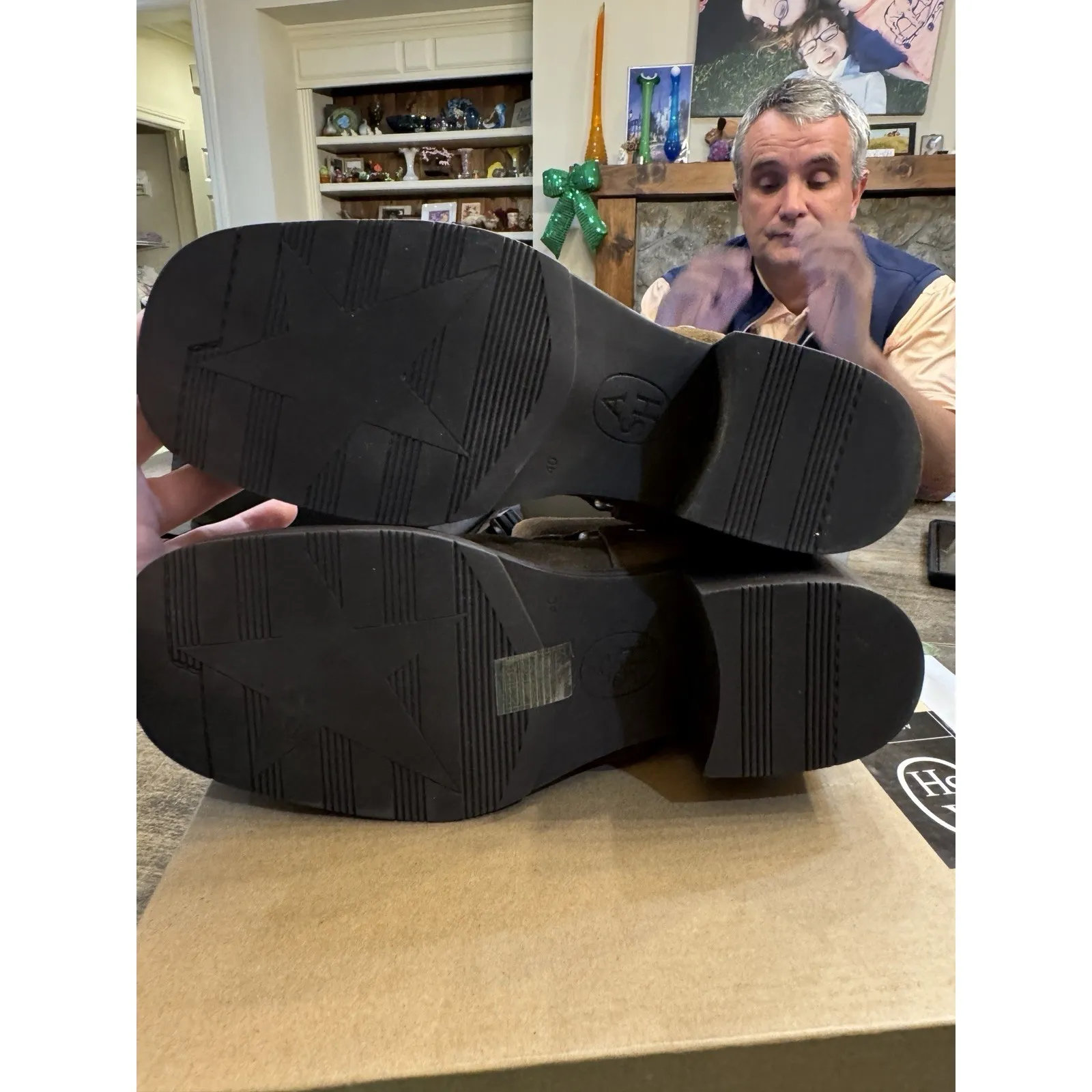 ASH 50mm Texas Suede Boots Women's Size 40 US @ 9  424144 Land Moto Boho - Image 8