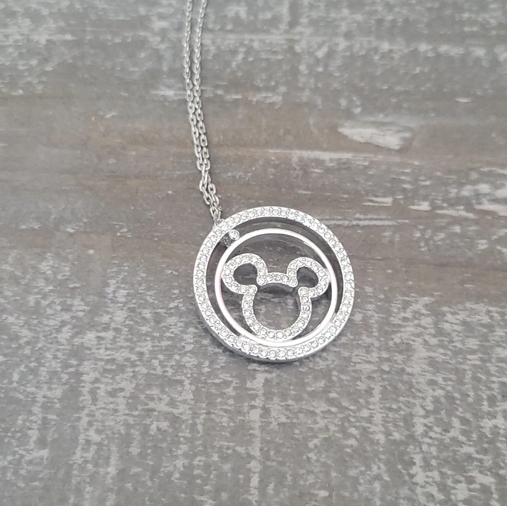 Swarovski Disney100 Mickey Mouse pendant necklace Silver - Image 11
