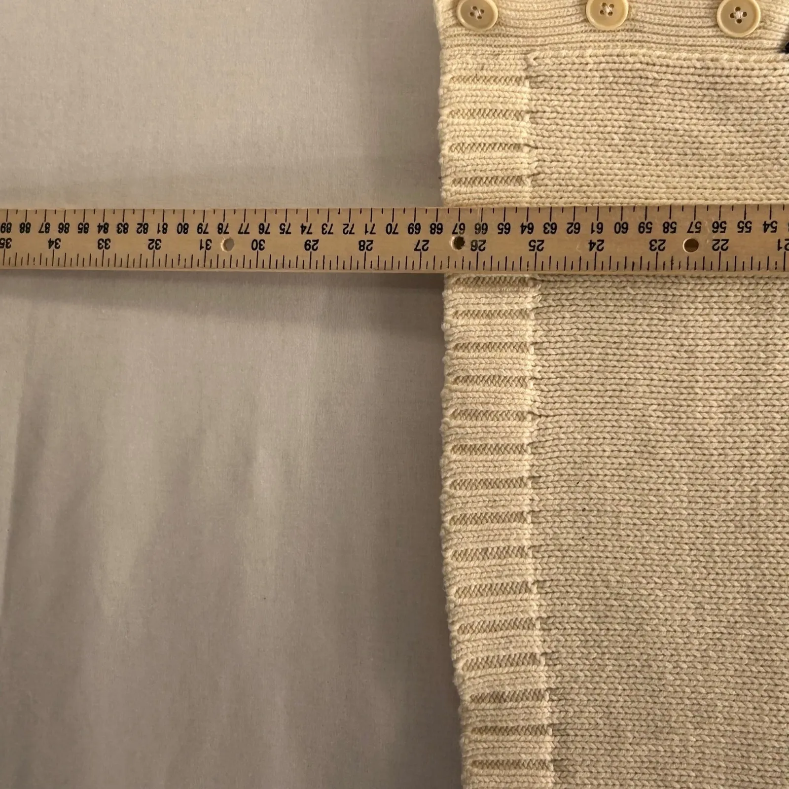 Talbots  Cowl Turtleneck Sweater Cream Large - Image 11