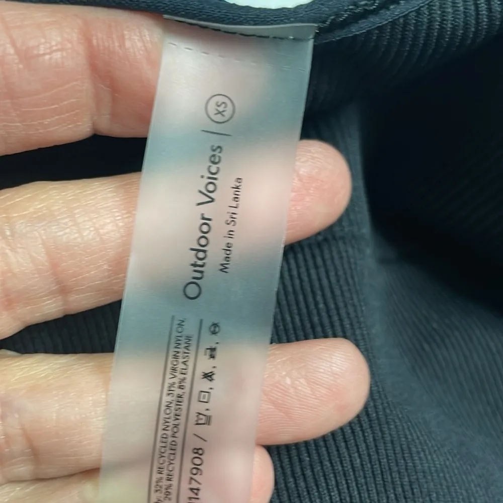 OUTDOOR VOICES Ribbed stretch sports bra XS - Image 8