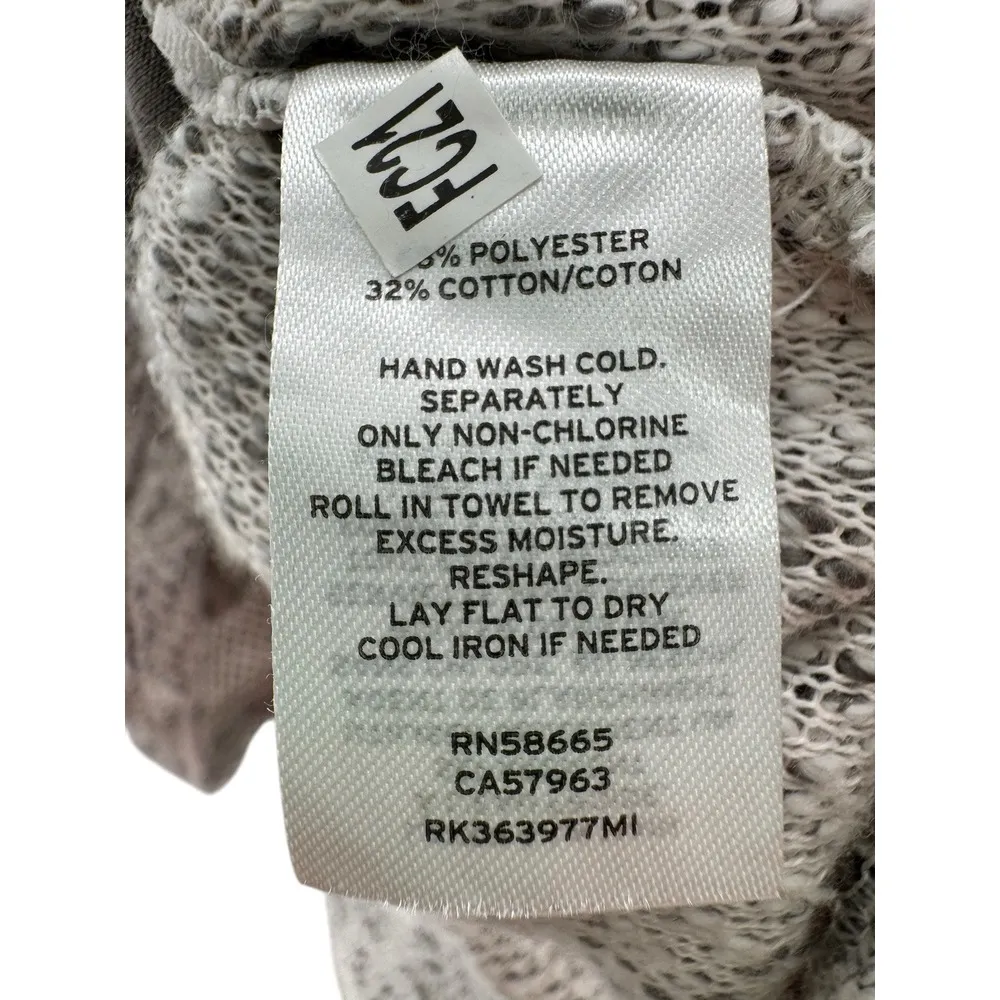 NWT 14th & Union Zip Up Long Sleeve‎ Jacket Women S Grey Marled Zip Up Moto Coat - Image 4