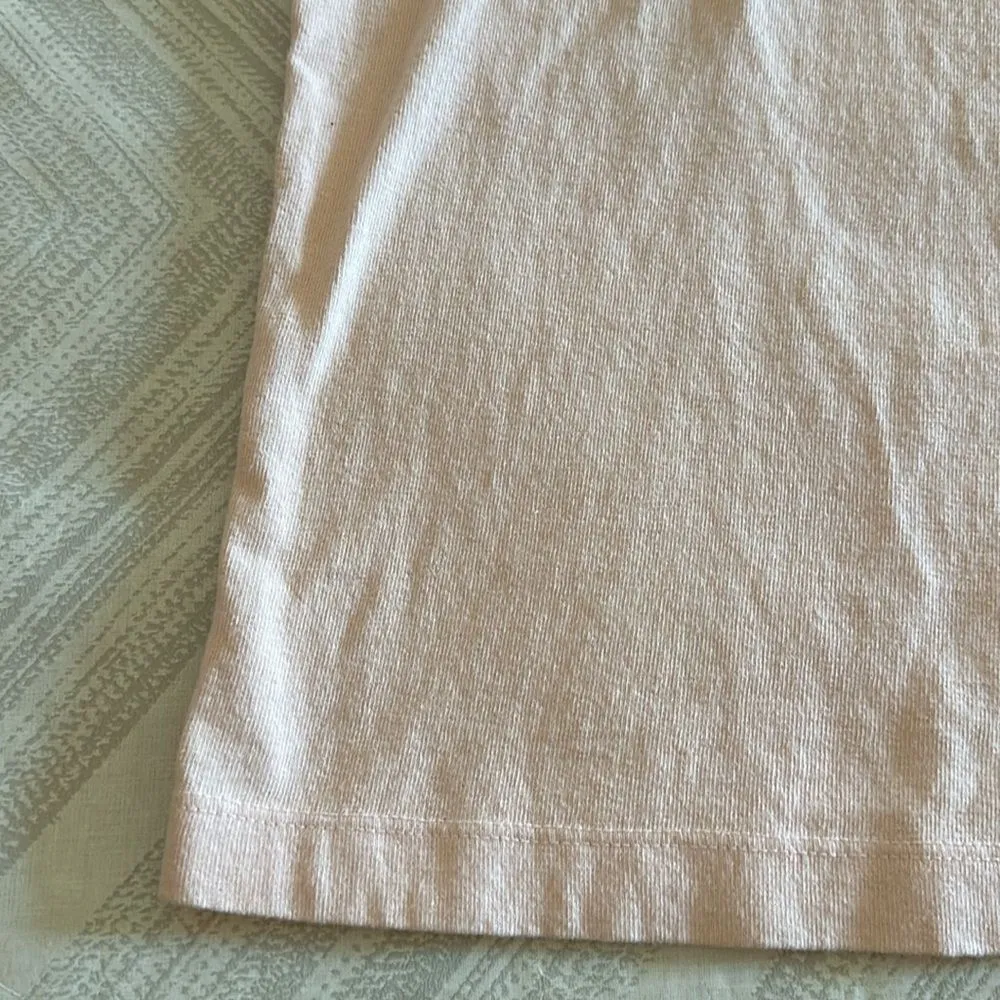 Citizens of Humanity Women’s Peach (Pink) Short-sleeve Ruffled Shoulder Top - Image 4