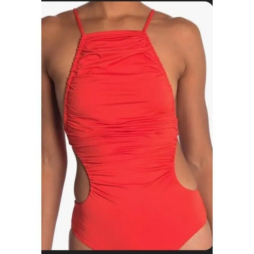 We Wore What Black Liv One Piece Size Medium Sexy Cutouts New with Tags $195‎ - Image 9