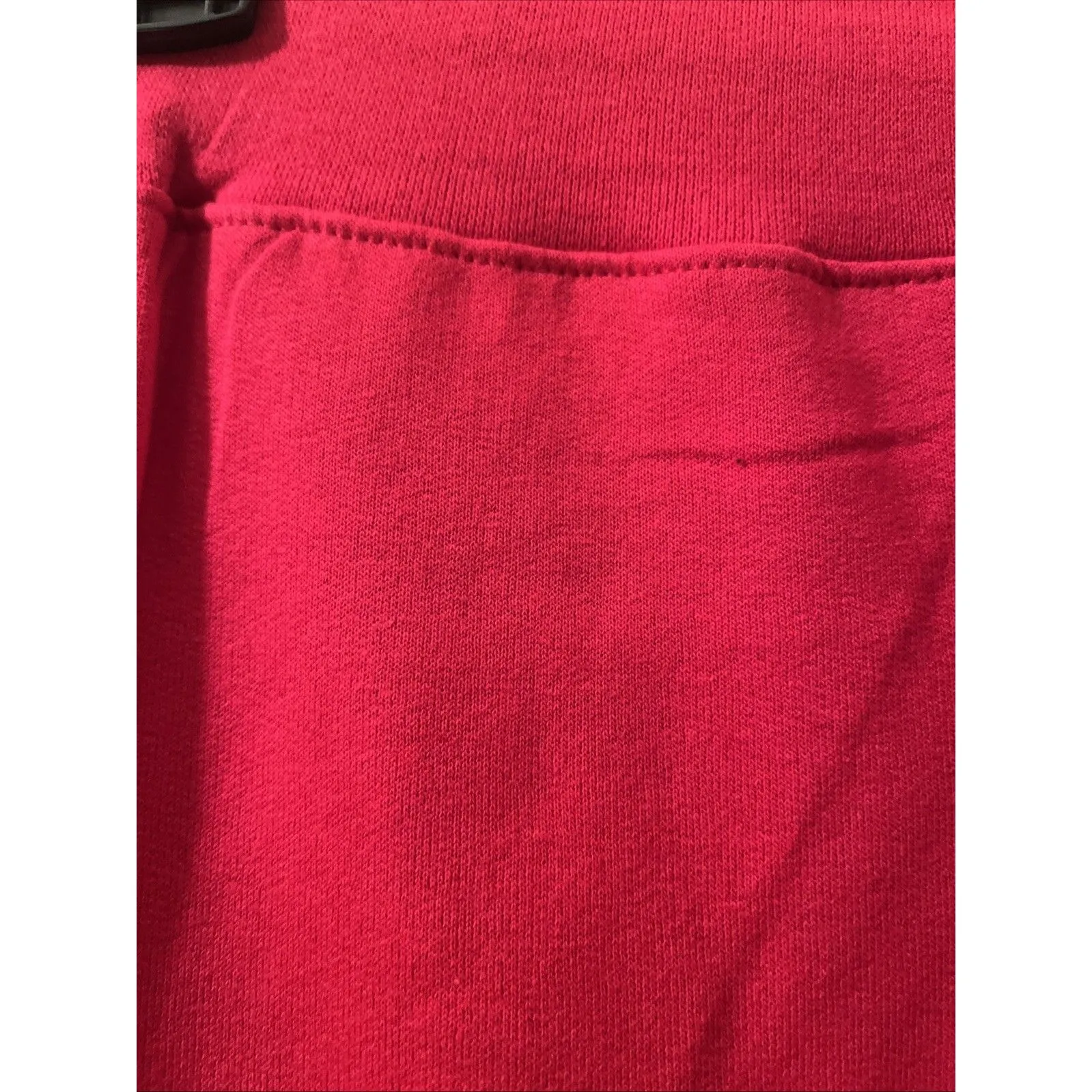 Hanes Women's Open Leg Bottom Fleece Sweatpants Size 3XL 24-26 Red - Image 8