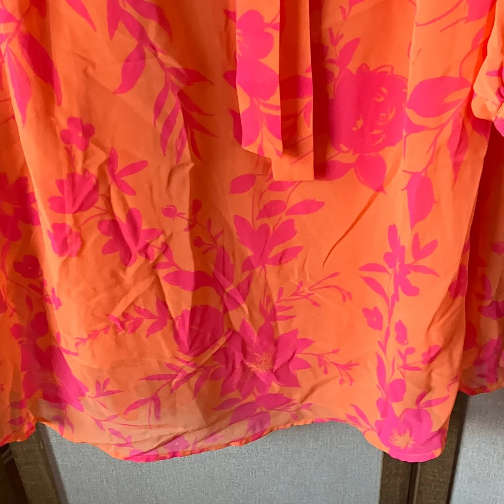 Scoop Pink and Orange Top XXL nwt - Image 13