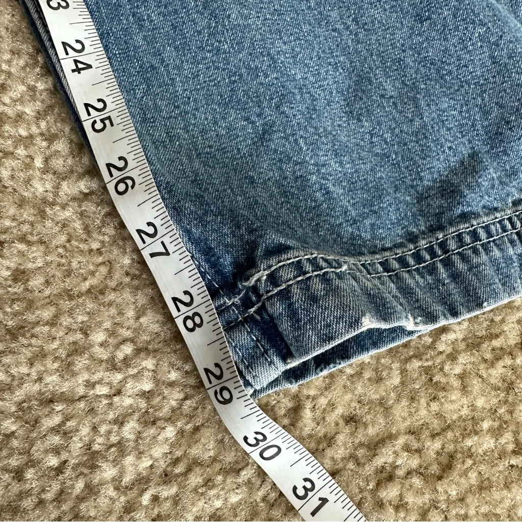 Levi's Jeans SilverTab Vintage Inspired Cotton Denim Overalls Women's Size L - Image 12