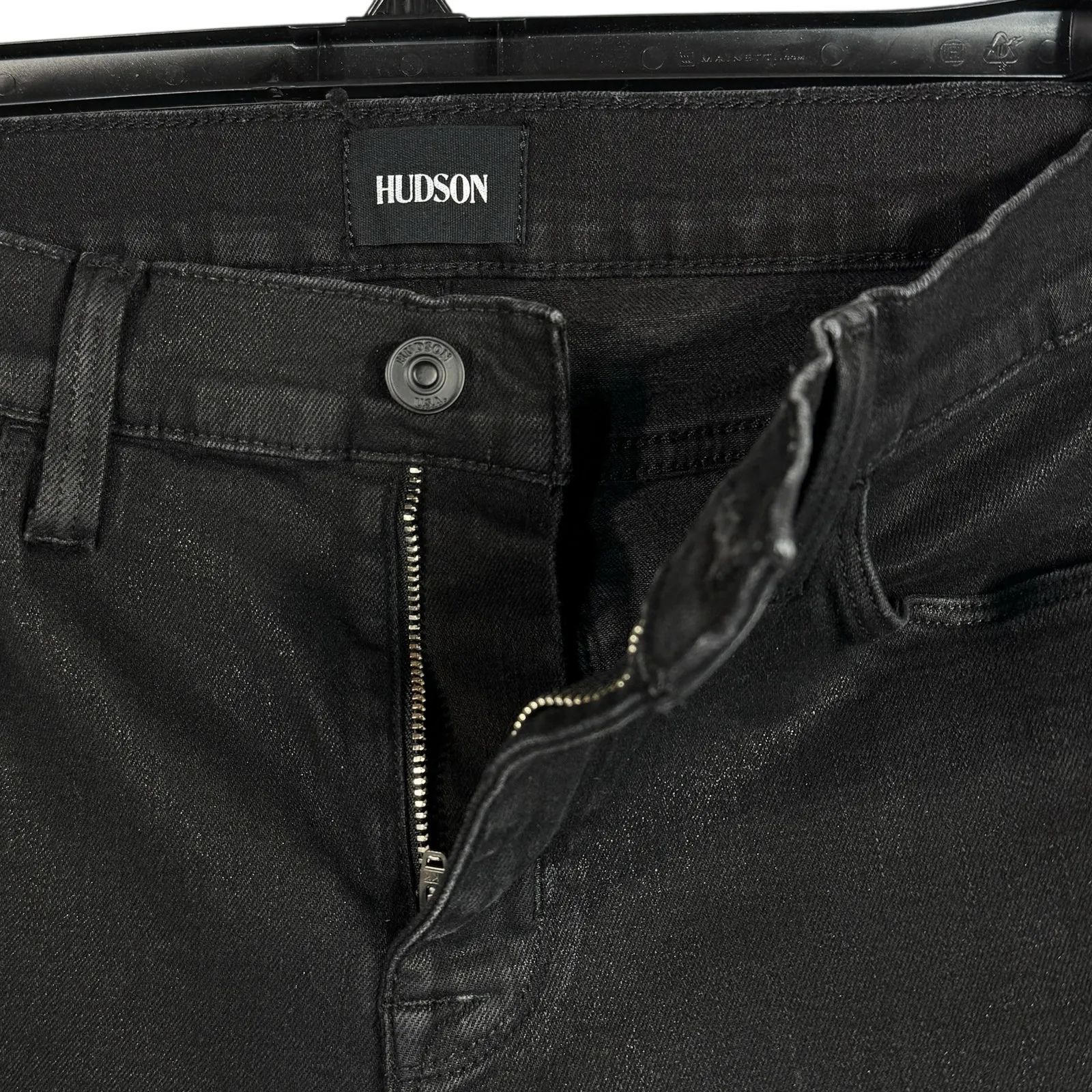 Hudson SZ 29 Natalie Super Skinny Ankle Mid-Rise Jeans Stretch Stellar Zip-Fly - Image 4