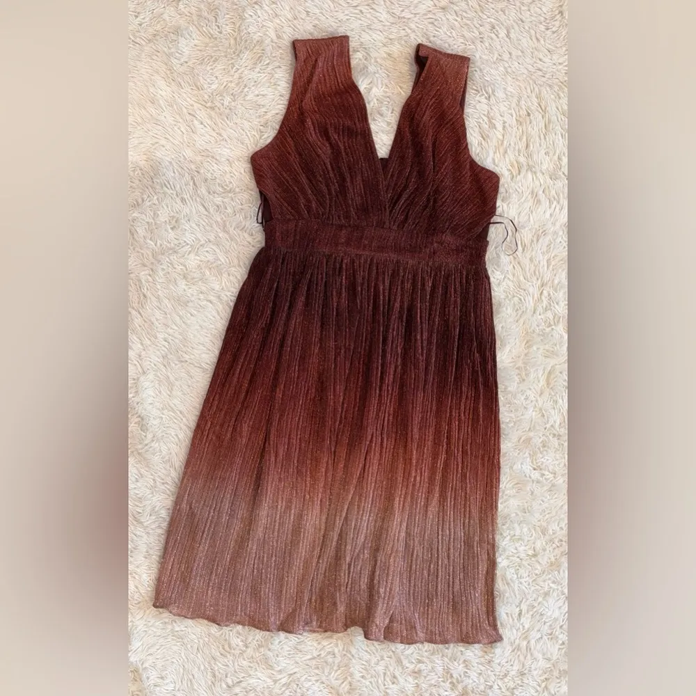 NWOT Dress The Population Ellery Fit & Flare Ombré Midi Sleeveless Dress Size XL - Image 3