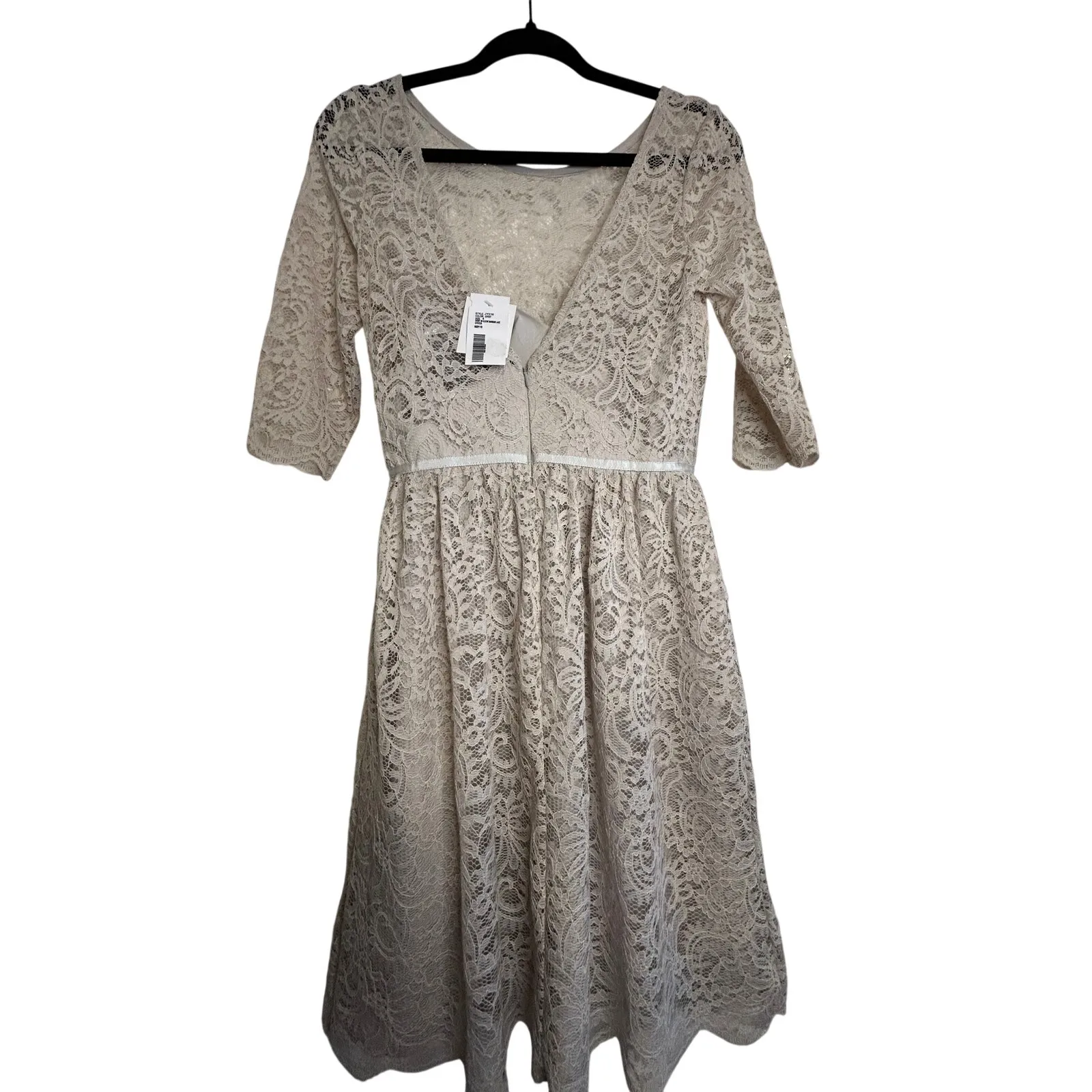 NWT JY Jenny Yoo Oyster Lace Party Dress - Image 3