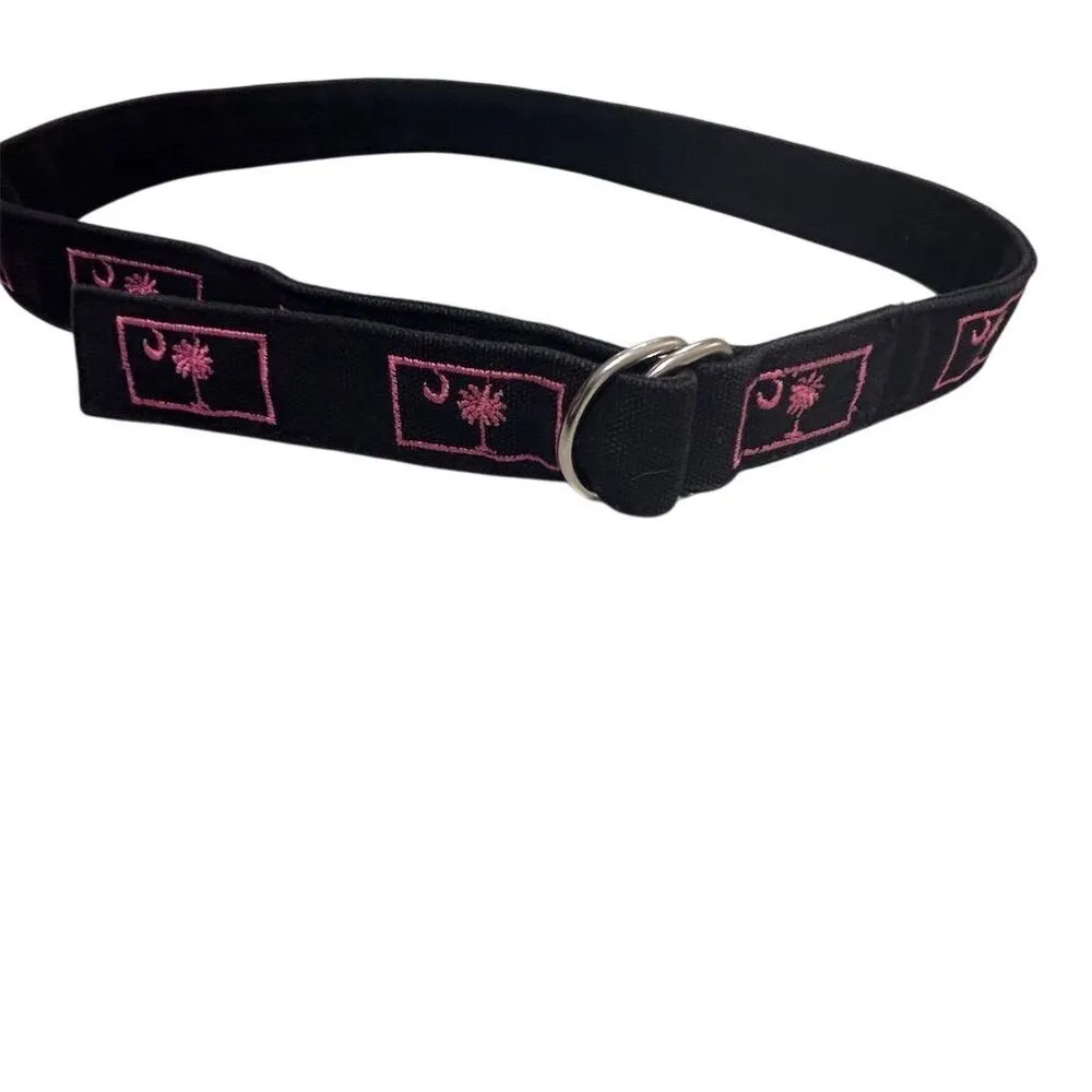 Palmetto Pouches Pink & Black Adjustable Belt State Symbol Design M 40 inches - Image 8