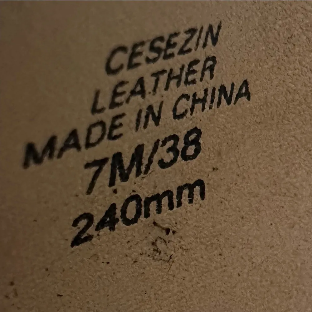 Carolinna Espinosa Women's Taupe Suede Leather Heels Shoes Peep Toe Size 7 Metal Tan - Image 13