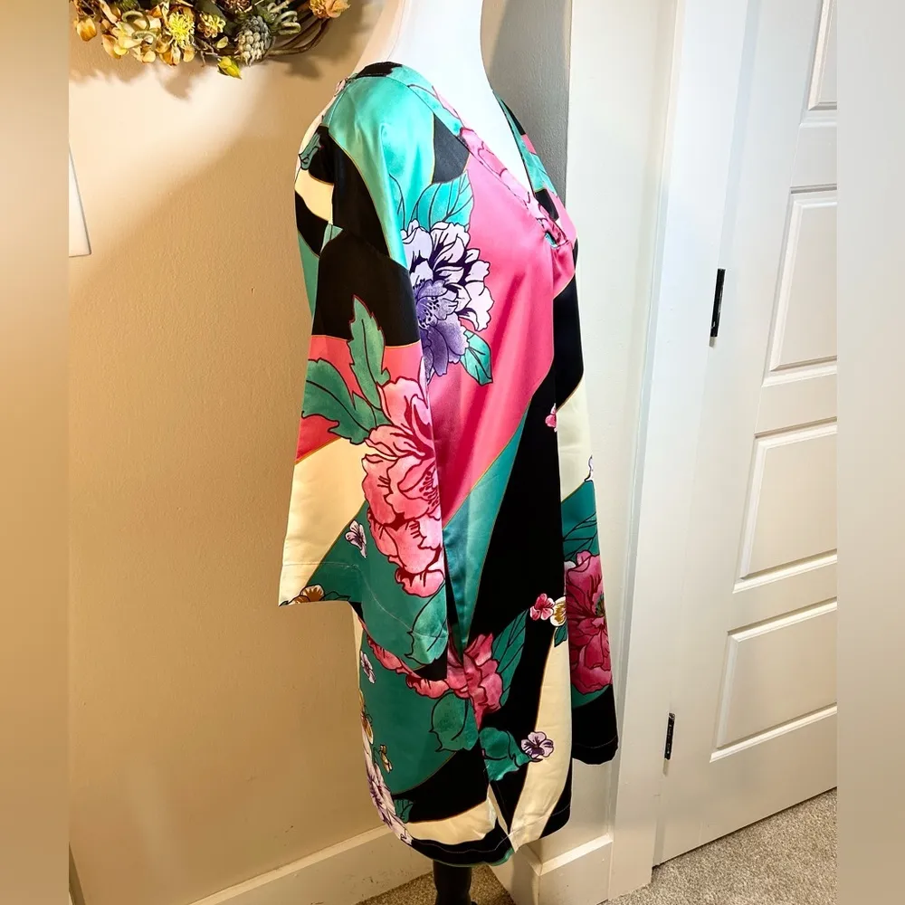 NATORI Beijing Flower Retro Print Matte Satin Sleep - Image 6