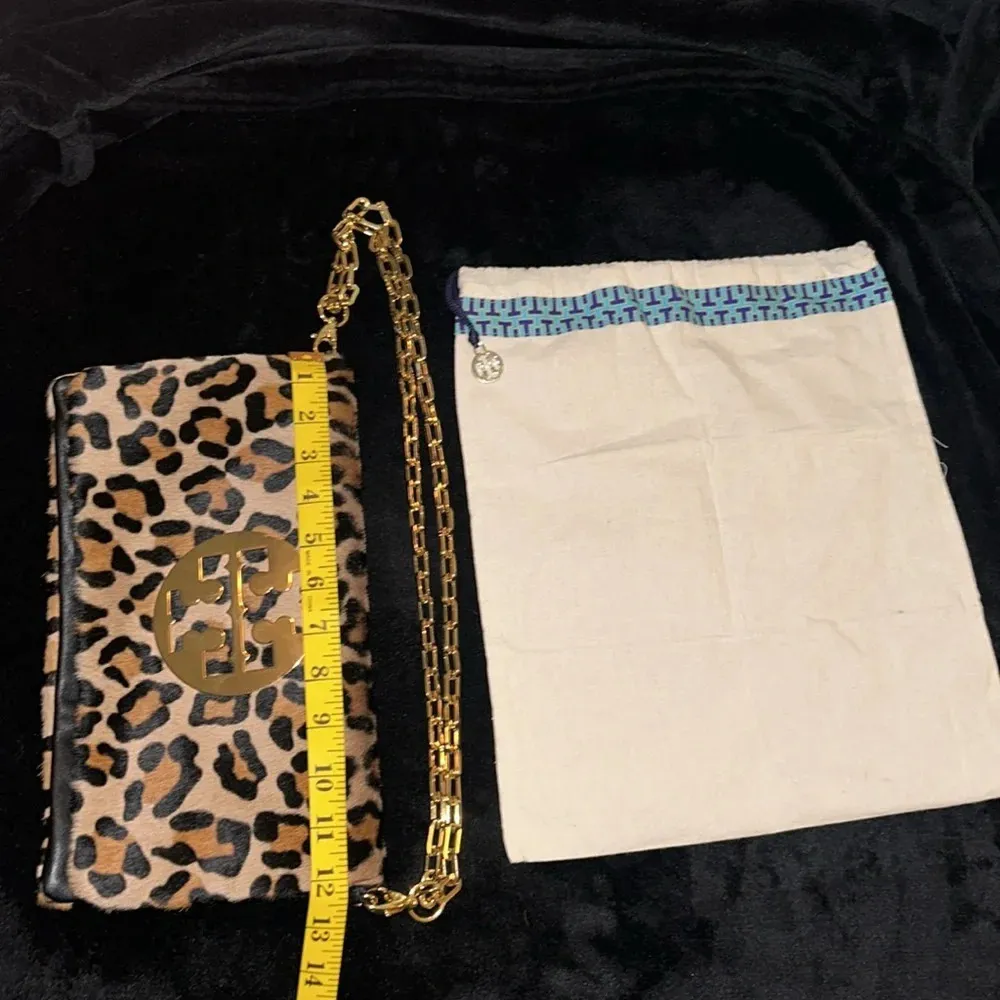Vintage Tory Burch Pony hair purse with dust bag - Image 8