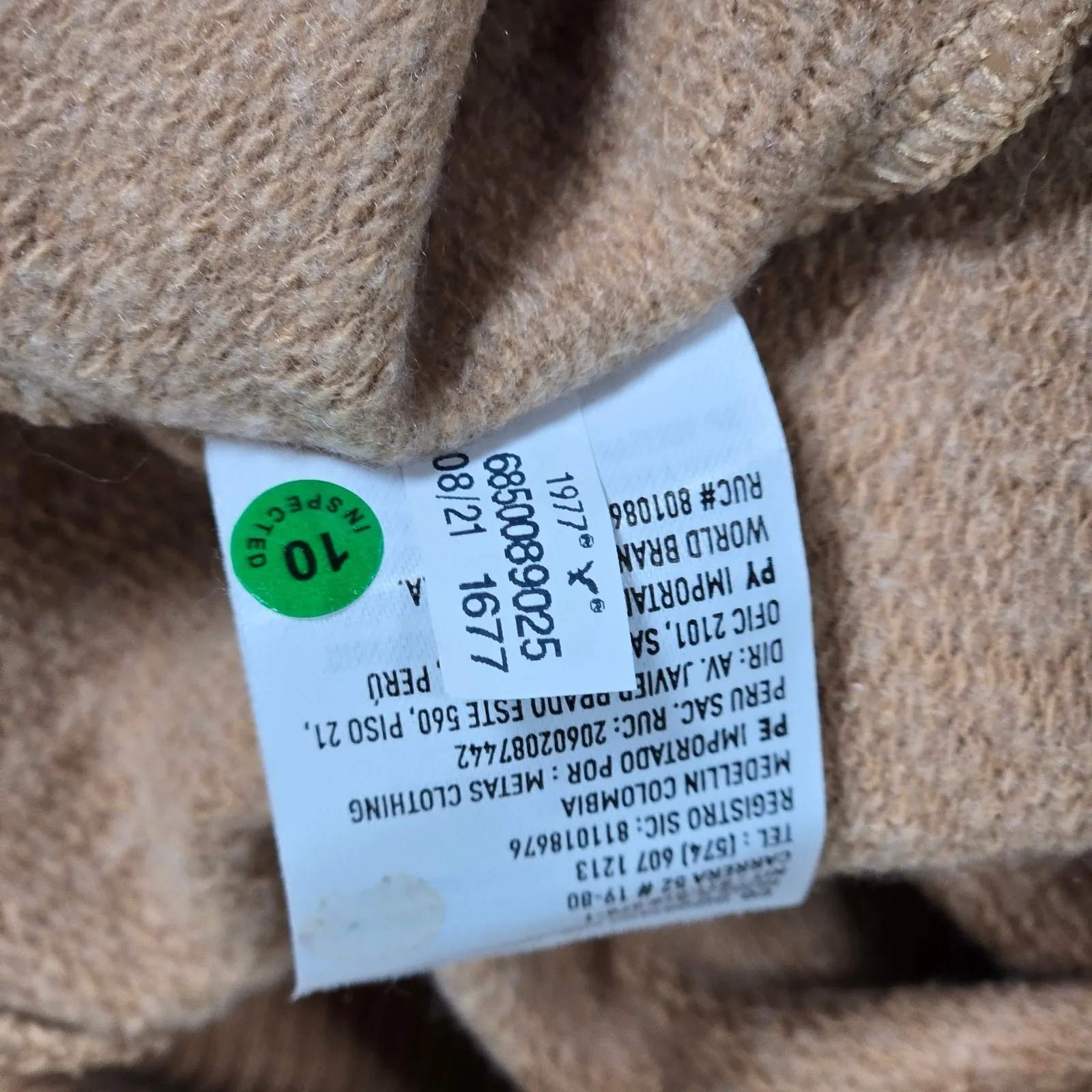 American Eagle Peace Embroidered Crewneck Sweatshirt S‎ NWT - Image 8