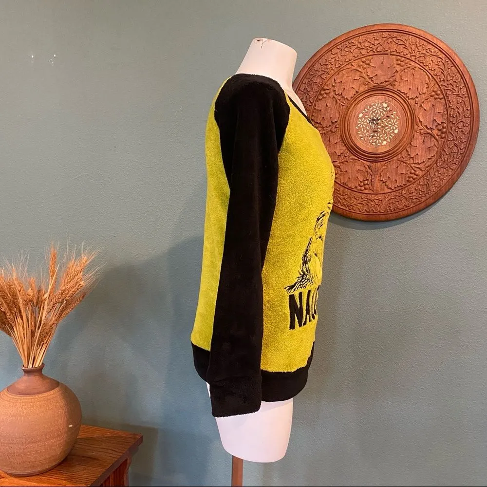 The Grinch Naughty Green Black Sweater XS - Image 3