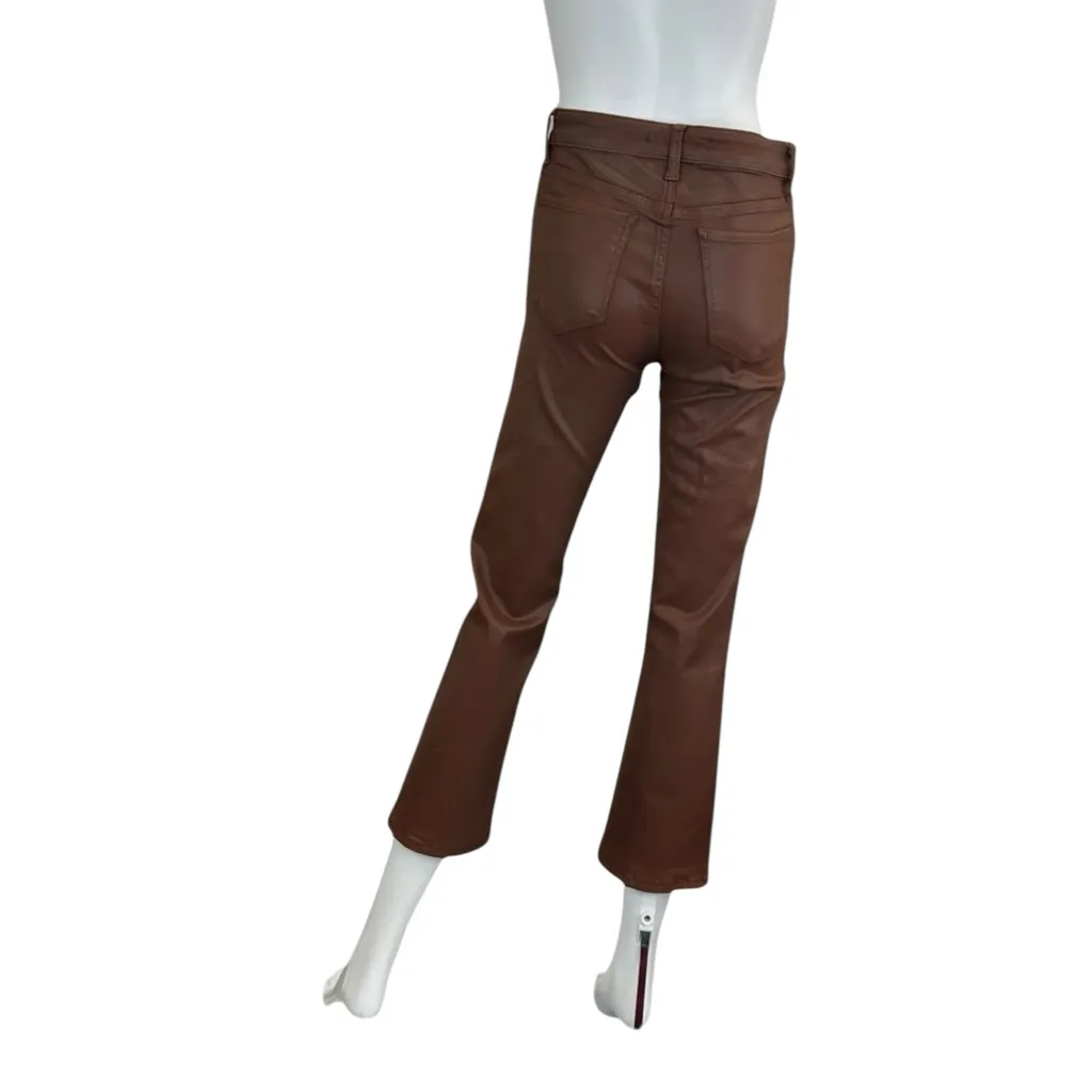joes Brown Coated Straight Leg Jeans Size 27 - Image 3