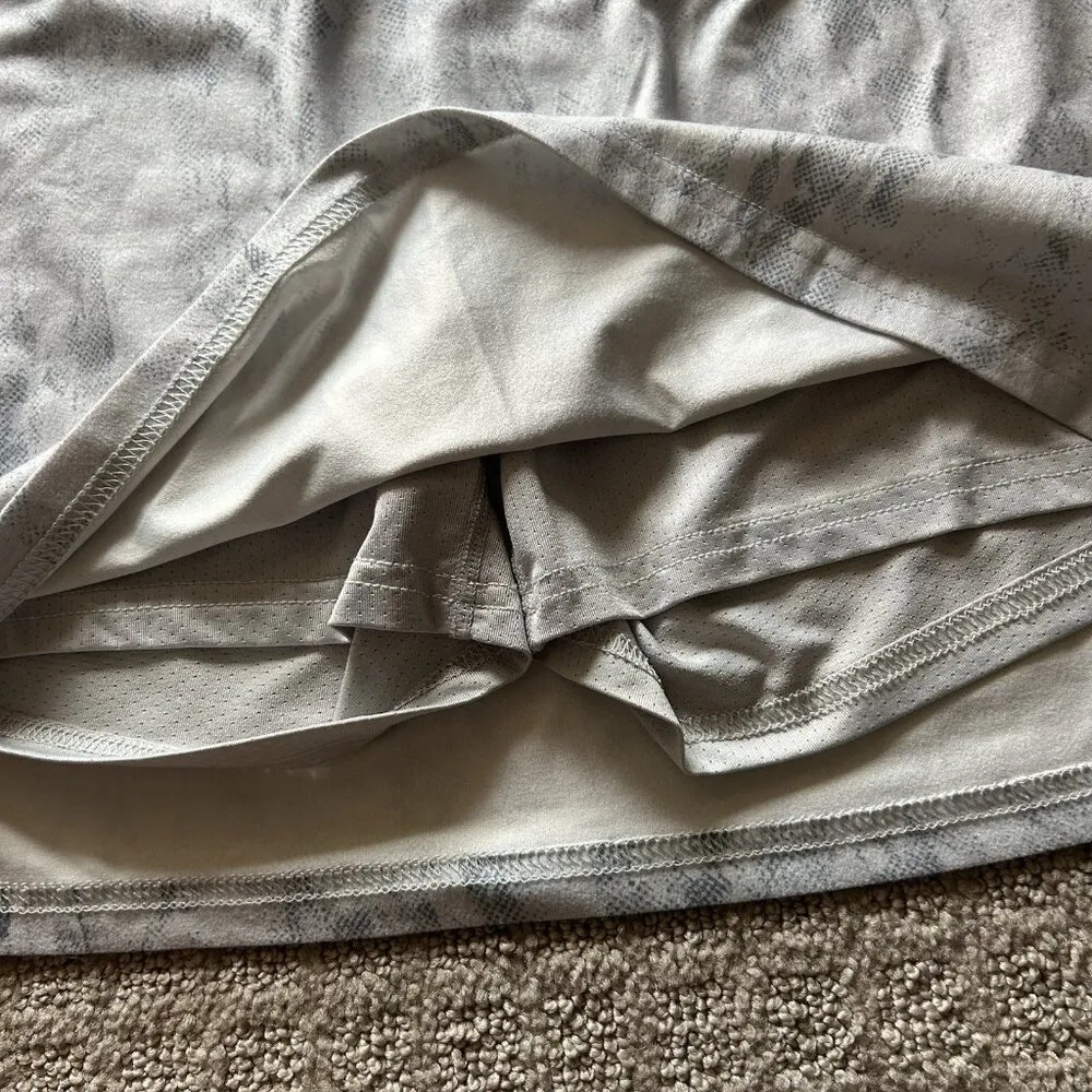 BlevonH Skort Womens Medium M Gray White Active Tennis Golf Skirt Outdoor - Image 4