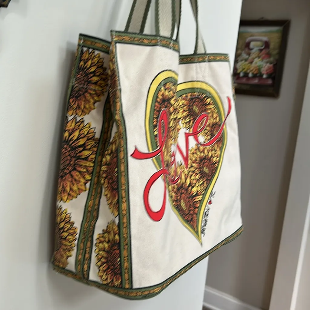 BRIGHTON TOM CLANCY SPRING 2020 "LOVE" SUNFLOWER TOTE - Image 3