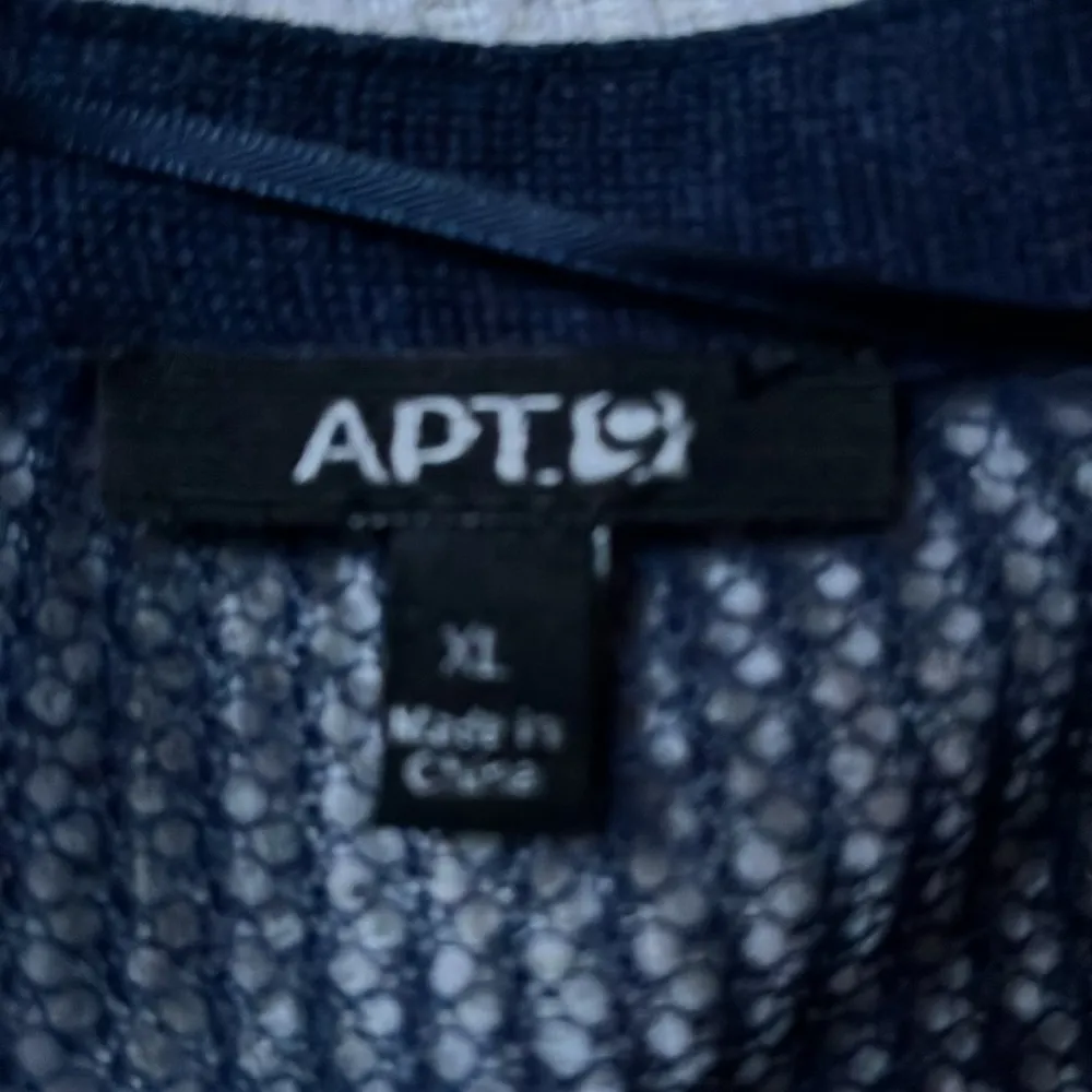 Apt 9 dark blue cardigan. Very light. Used good condition. - Image 2