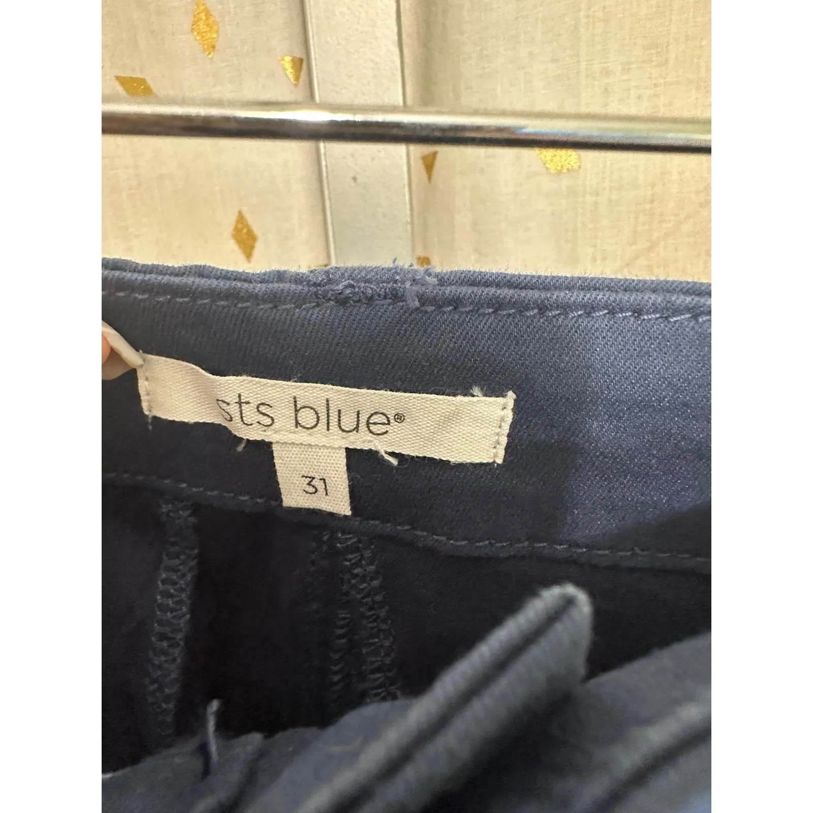 NWT STS Blue Gigi Leann Mid Rise Utility Pocket Stretch Trouser Shorts 31 - Image 4