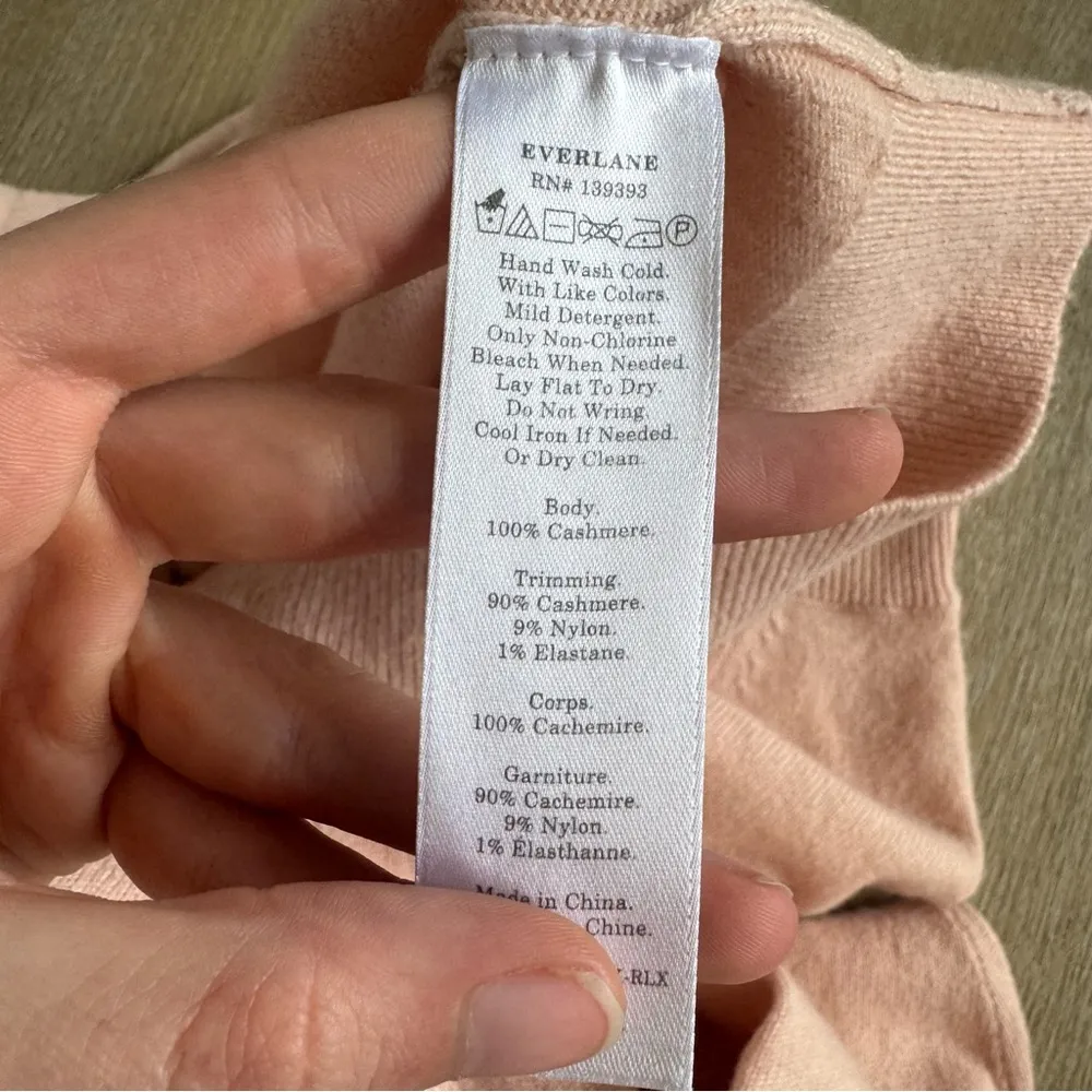 Everlane Cashmere Pink Sweater - Image 6