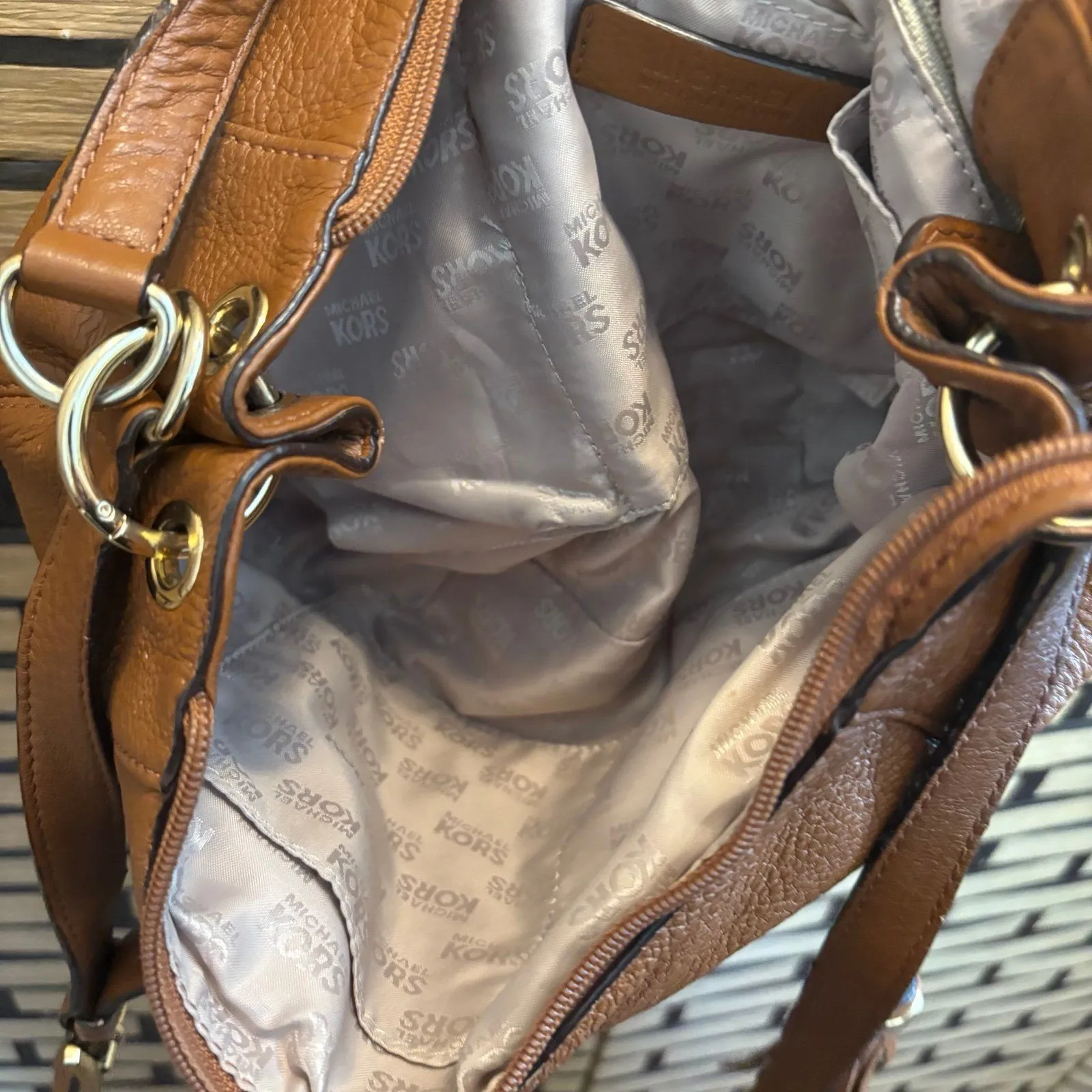 Michael Kors Brown Shoulder Bag‎ - Image 9